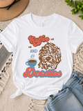 Coffee and Doodles SVG | Dog Lover SVG | Retro Coffee SVG | Doodle Dog Shirt Design | Cricut & Silhouette Cut File | SVG