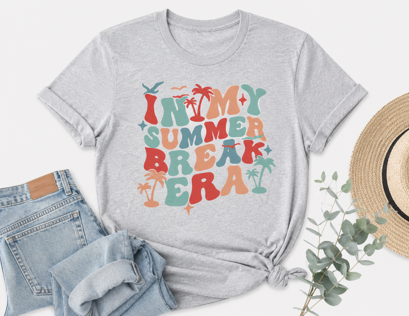 In My Summer Break Era SVG | Retro Summer Shirt Design | Teacher Summer SVG | Vacation Vibes Cut File | Cricut & Silhouette Digital Download